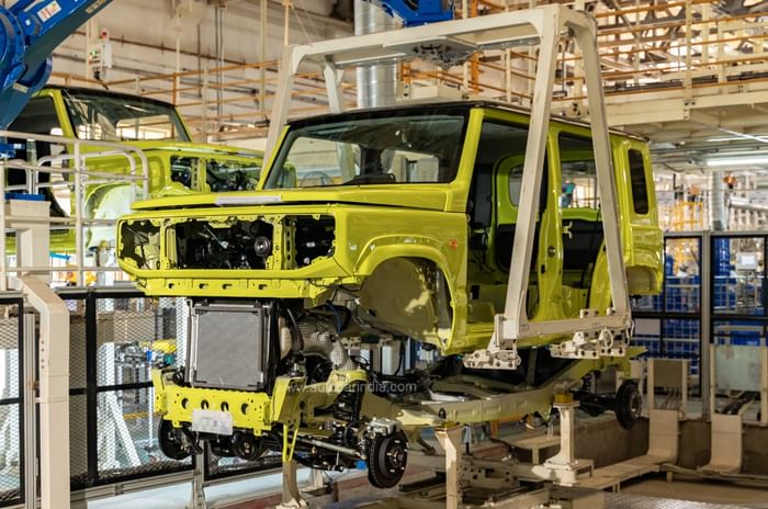 Maruti Suzuki Jimny 5-door production