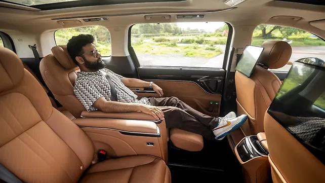 MG M9 EV Rear Seats