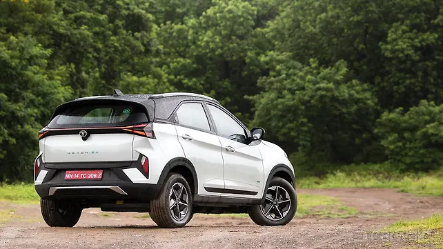 Tata Nexon EV Facelift Right Rear Three Quarter