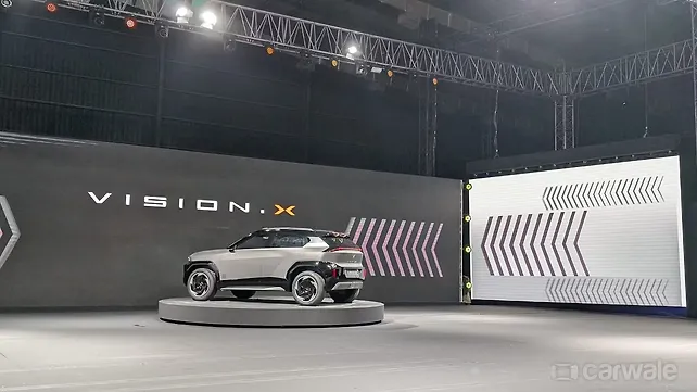 Mahindra Vision X Compact SUV Left Rear Three Quarter