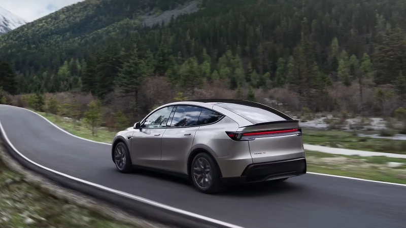 Tesla Model Y Left Rear Three Quarter