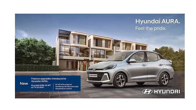 Hyundai Aura Front View