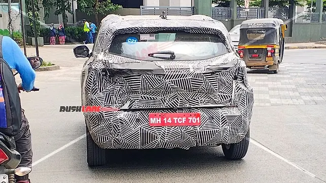 Tata Punch facelift Rear View
