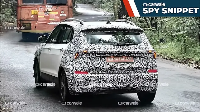 Skoda Kushaq Facelift Left Rear Three Quarter