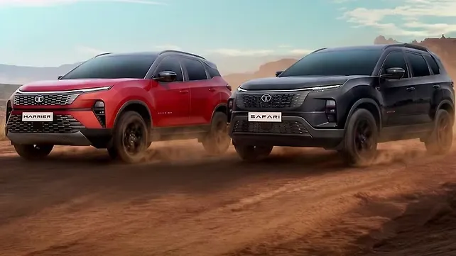 Tata Harrier and Safari Red Dark Diesel Variants Launched in India 